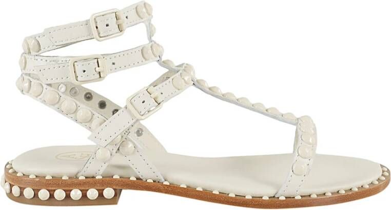 Ash Flat Sandals White Dames