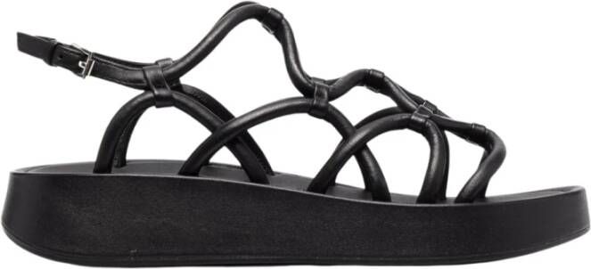 Ash Flat Sandals Zwart Dames