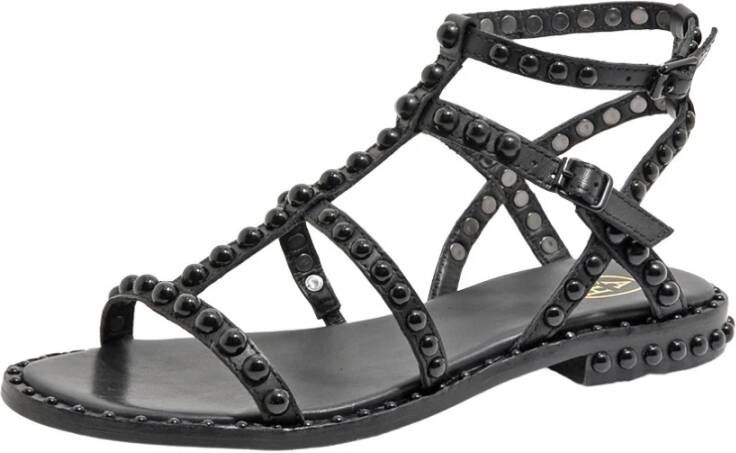 Ash Flat Sandals Zwart Dames