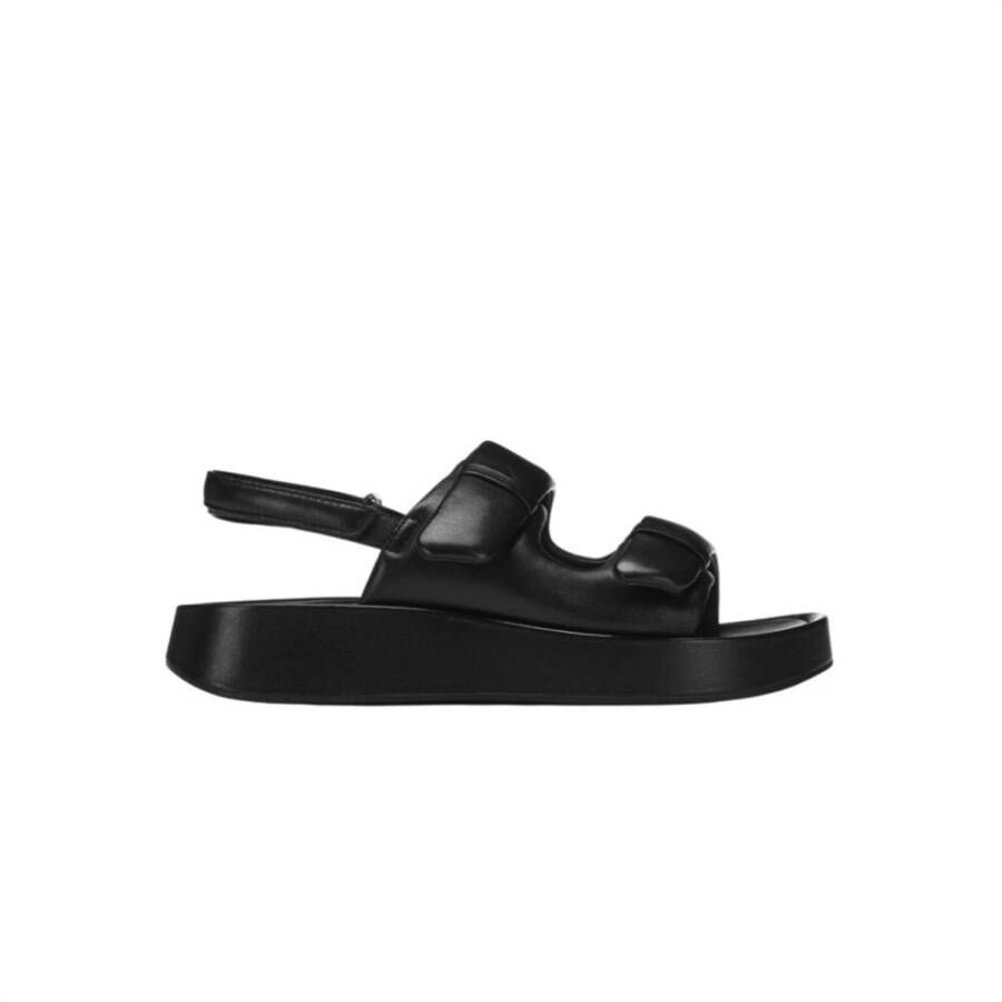 Ash Flat Sandals Zwart Dames