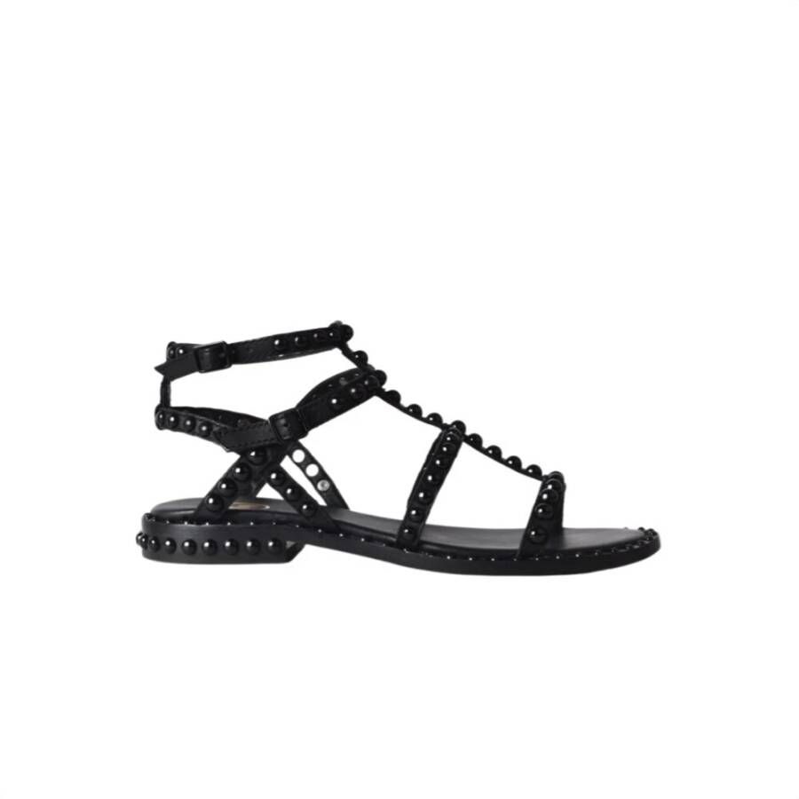 Ash Flat Sandals Zwart Dames