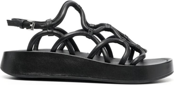 Ash Flat Sandals Zwart Dames