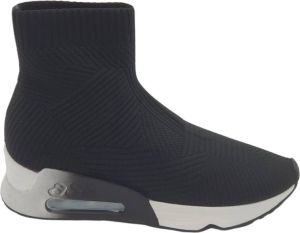 Ash Geometrische Print Lycra Sneaker Zwart Dames
