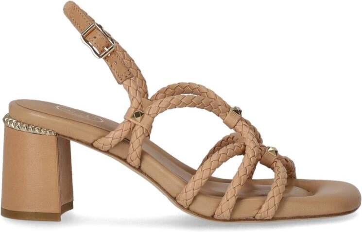Ash Sandalen Jasmine Skin Heeled Sandal in bruin