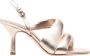 ASH Gouden Leren Sandalen met Hak - Thumbnail 1
