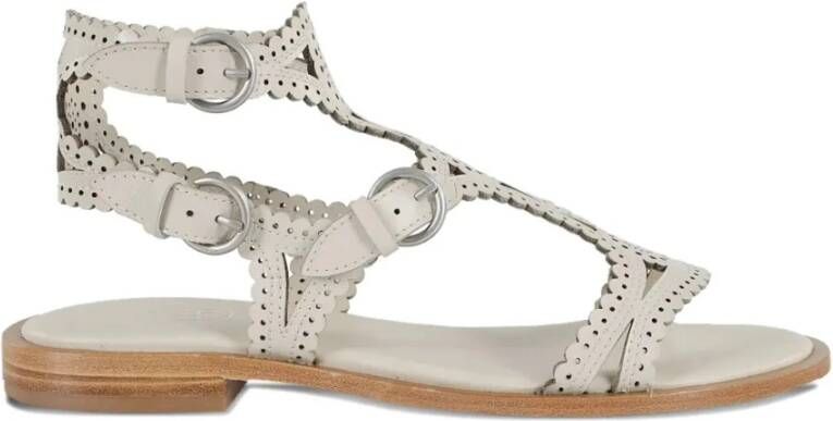 ASH Grijze Leren Sandalen voor Vrouwen