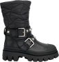 Ash Grote Laarzen Fietser Start Spikes en Twee Gespen Black Dames - Thumbnail 1