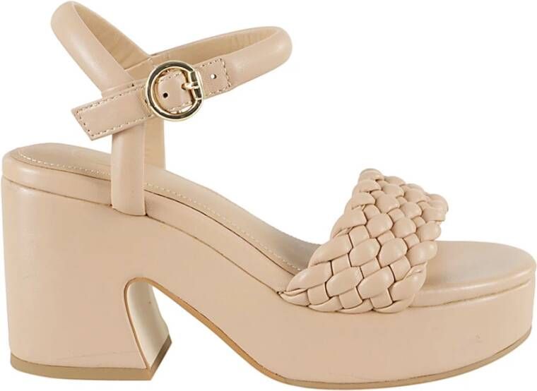 Ash High Heel Sandals Beige Dames