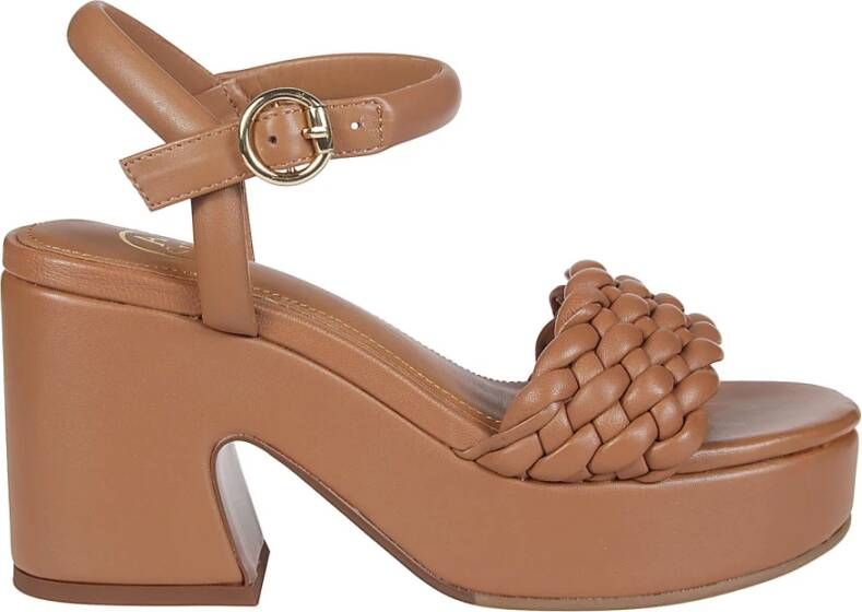 Ash High Heel Sandals Orange Dames