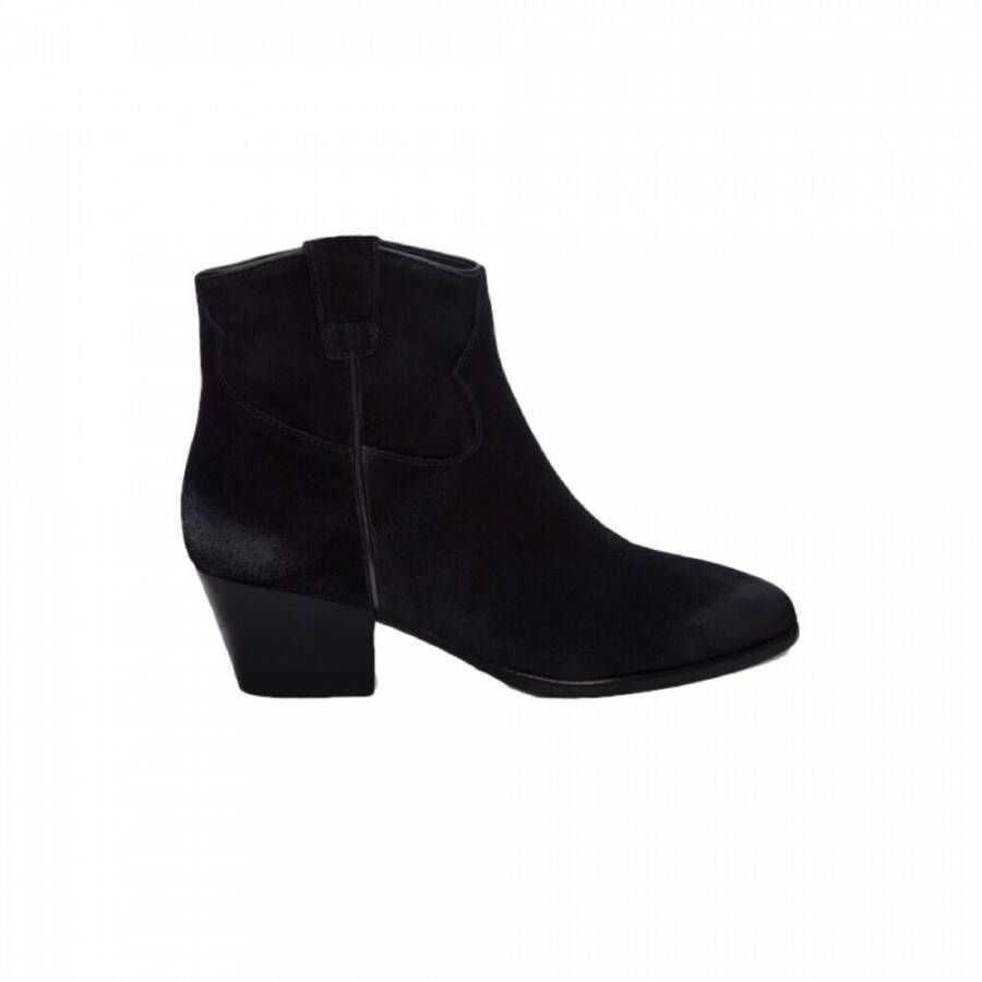 Ash Houston Enkellaarsjes Enkelboots met rits Dames Zwart - Foto 4