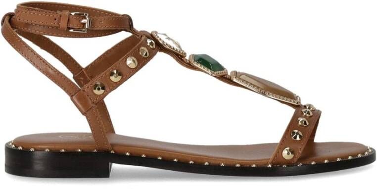 Ash Sandalen Penny Cinnamon Flat Sandal in bruin
