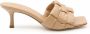 Ash Kim woven sandals with low leather heel Beige Dames - Thumbnail 10
