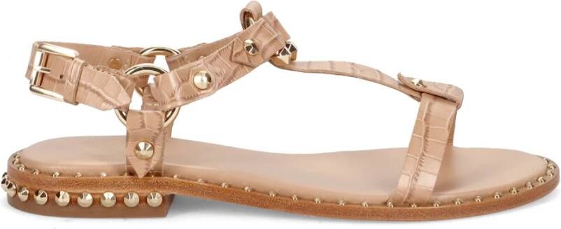ASH Krokodillenprint Studs Sandalen