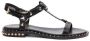 ASH Krokodillenprint T-Strap Sandalen - Thumbnail 1
