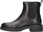 Ash Zwarte Leren Chelsea Laarzen met Stud Details Black Dames - Thumbnail 9