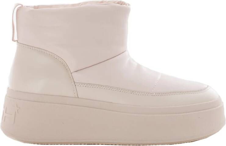 Ash Maxibis Vanille Eco Leren Booties Wit Dames