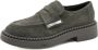 Ash Bruine Suède Loafers met Metalen Details Brown Dames - Thumbnail 13