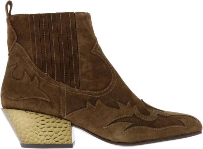 ASH Metalen Hak Vierkante Sandalen