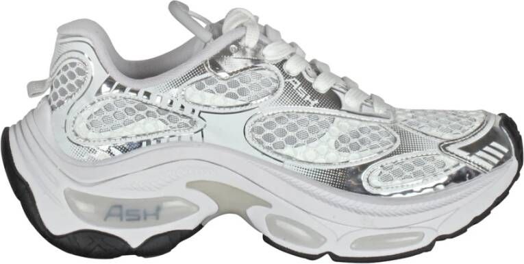 ASH Metallic Mesh Sneakers met Rubberen Logo