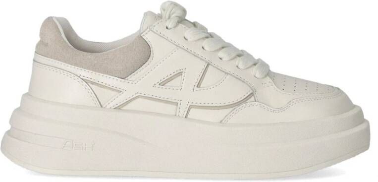 ASH Minimalistische Witte Leren Sneaker
