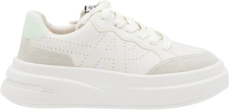 Ash Modieuze Leren Sneakers White Dames