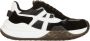 Ash Panel Design Lace-Up Sneakers Zwart Dames - Thumbnail 1