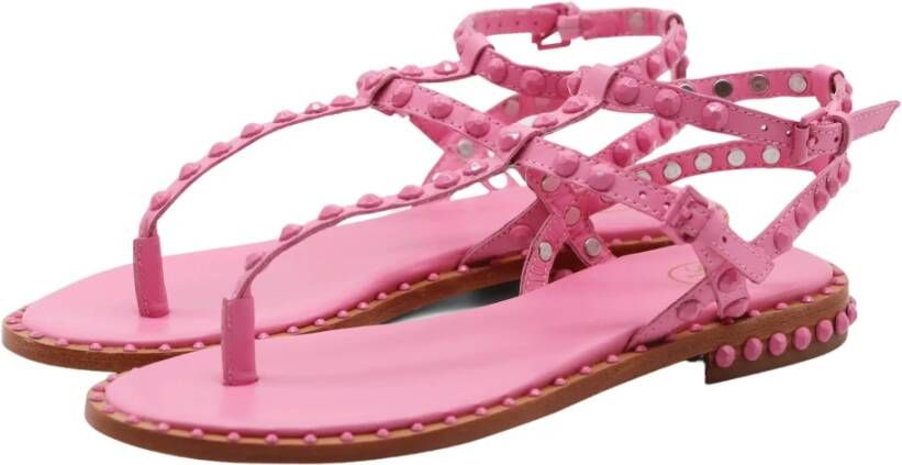 Ash Paros Brasil Pink Platte Sandalen Pink Dames