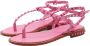 Ash Paros Brasil Pink Platte Sandalen Pink Dames - Thumbnail 1