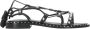 Ash Klassieke Gladiator Sandalen Zwart Dames - Thumbnail 2