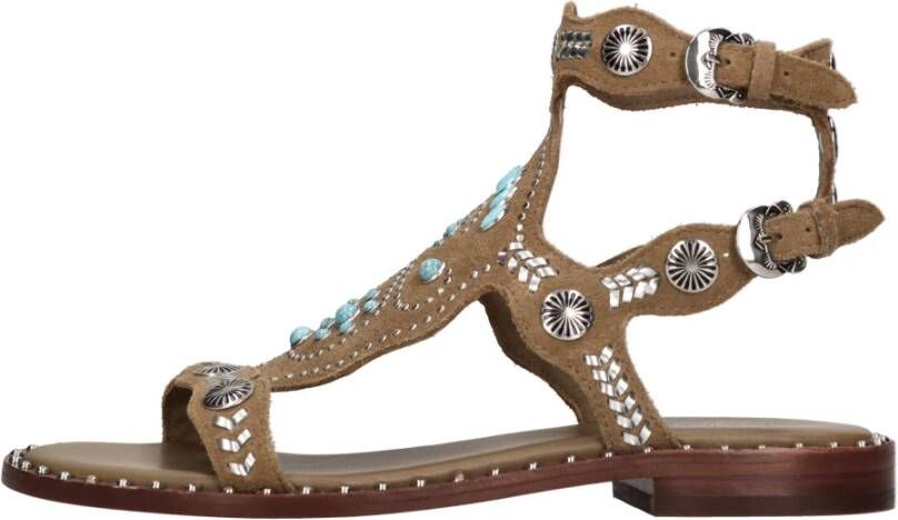 ASH Platte schoenen Bruin