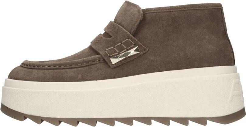 ASH Platte schoenen Bruin