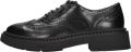 Ash Zwarte Veterschoenen met Brogue Enkel Laarzen Black Dames - Zwart