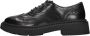 Ash Zwarte Veterschoenen met Brogue Enkel Laarzen Black Dames - Thumbnail 1