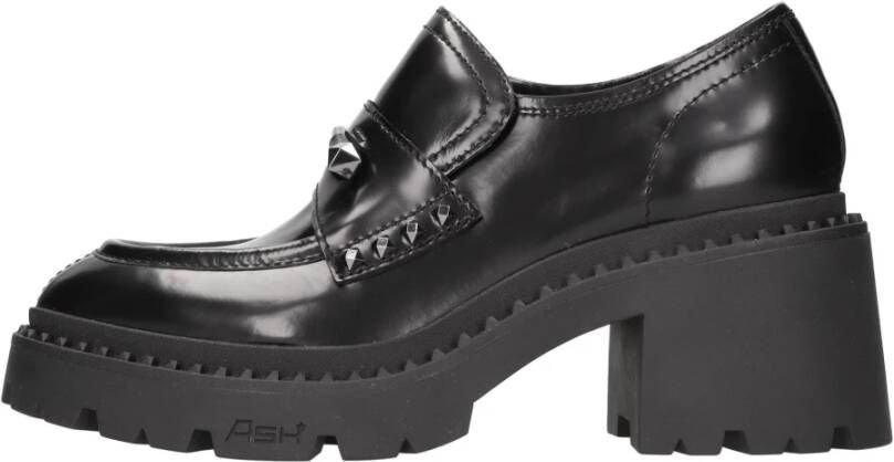ASH Zwarte loafers met studs Nelson Jack