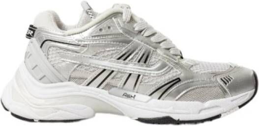 ASH Race 05 Zilveren Leren Sneakers