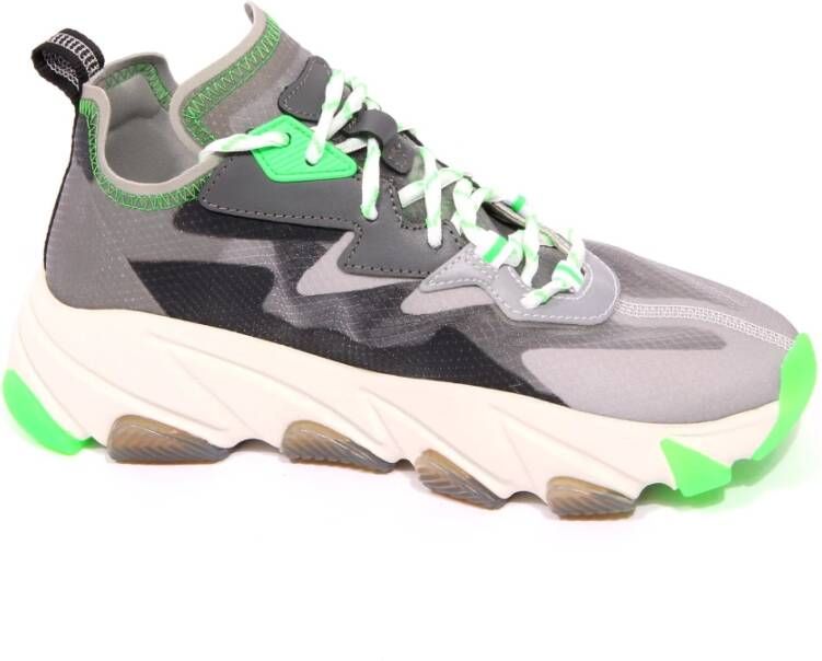 ASH Ripstop Nylon Zilveren Schoenen
