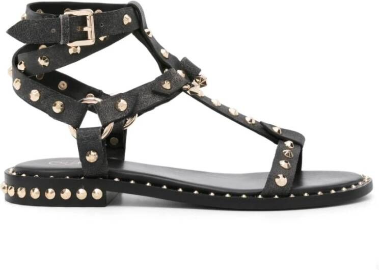 Ash Sandalen van gebarsten leer met studs Multicolor Dames