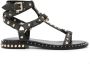 Ash Sandalen van gebarsten leer met studs Multicolor Dames - Thumbnail 1