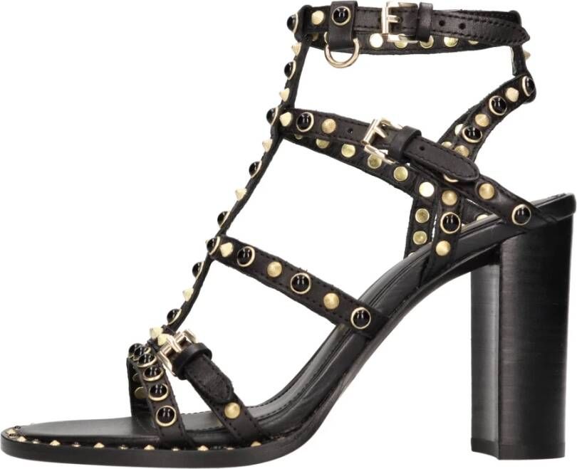 Ash Sandalen Black Leather Keira Heeled Sandals in zwart - Foto 3