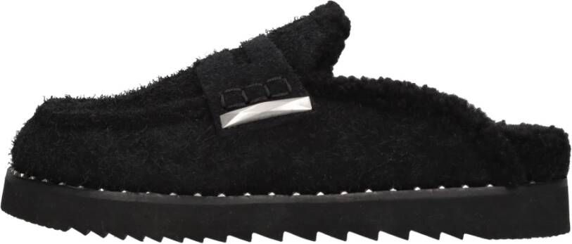 Ash Zwarte Leren Sandalen voor Vrouwen Black Dames