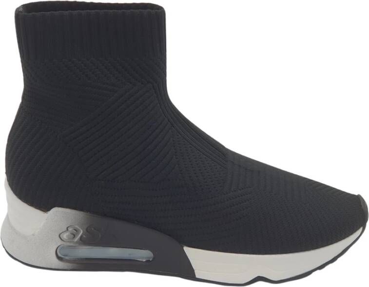 Ash Sneakers met Geometrisch Patroon van Lycra Black Dames