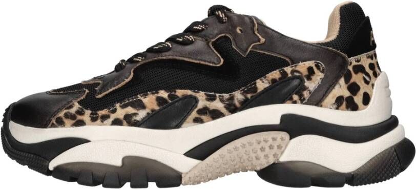 Ash Multicolor Leren Sneakers met Verhoogde Zool Multicolor Dames