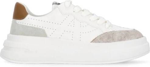 Ash Wit Leren Geperforeerde Sneaker White Dames