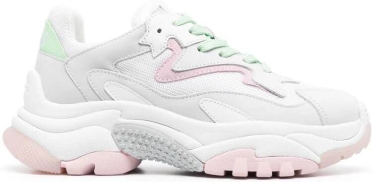 Ash Tricolor Leren Sneakers White Dames