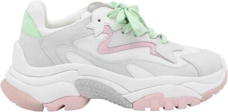 Ash Tricolor Leren Sneakers White Dames