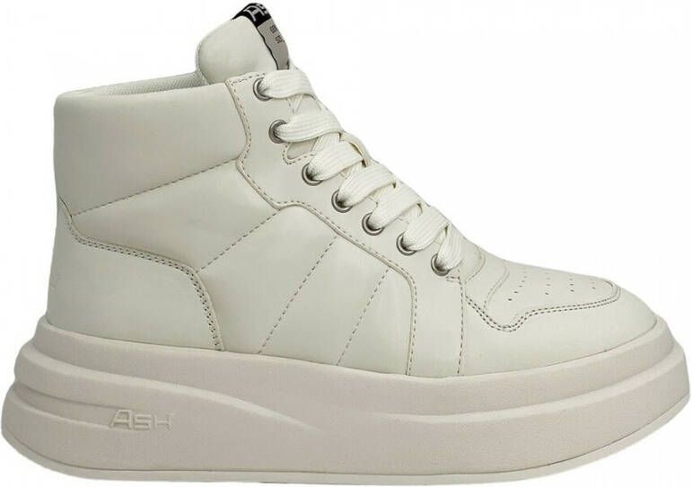 Ash Witte Leren Basketbalsneakers White Dames