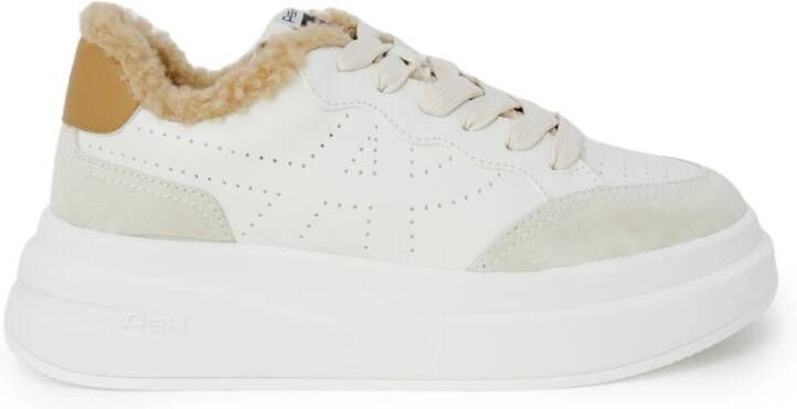 Ash Sportieve Leren Sneakers Beige Dames