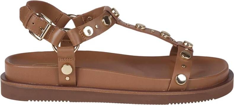 Ash Sandalen Ugo Cinnamon Platform Sandal in bruin
