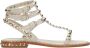 ASH Studded Leather Baby Powder Sandals - Thumbnail 1