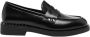 Ash Zwarte leren instapper met stud-details Black Dames - Thumbnail 12